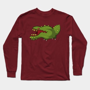 Pixel Deviljhog Long Sleeve T-Shirt